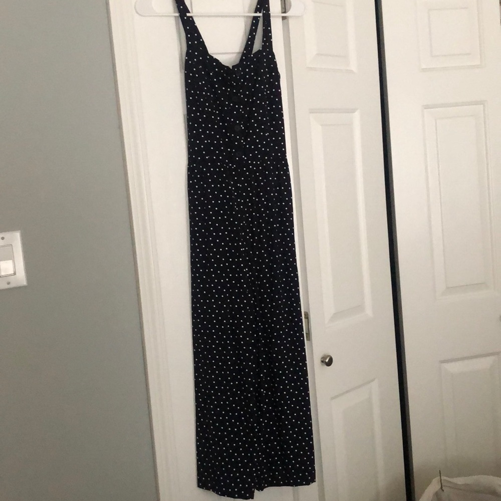 polka dot jumpsuit